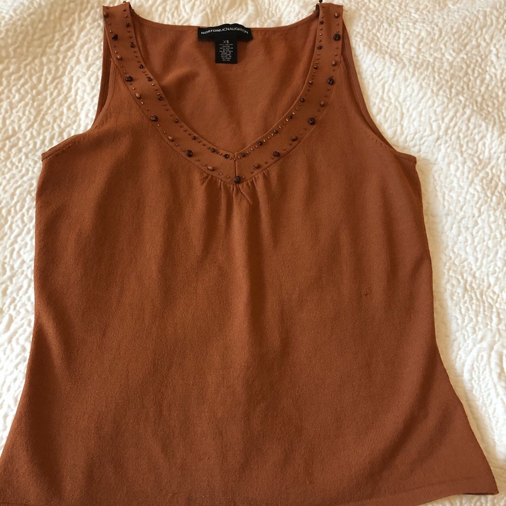 Beautiful knit beaded top